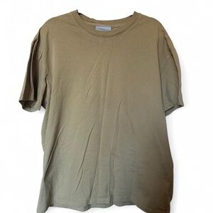Fear of God Essentials T-Shirt – Tan / Khaki – Short Sleeve Logo Tee Men Medium